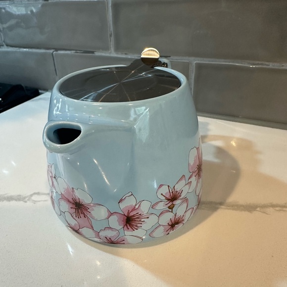 ALFRED Ceramic & Stainless Steel Teapot 20oz dripless spout heat resistant - Picture 3 of 16